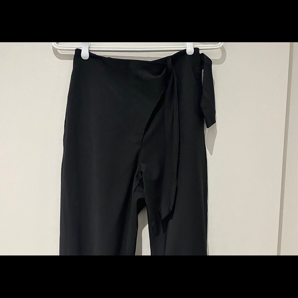 VEJAS PARIS black razored asymmetric pants size 34 - Picture 5 of 7
